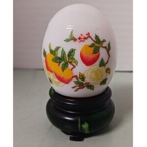 Avon Imperial Garden Perfume Egg Shaped Bottle Vintage